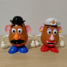 Toy Story Mr. & Mrs. Potato head Candy Case Set of 2 Tokyo Disney Resort 14cm