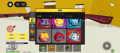 Compte roblox blox - roblox, fruit