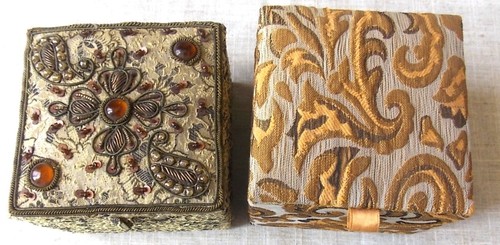 Boites bijoux brocart - a, en