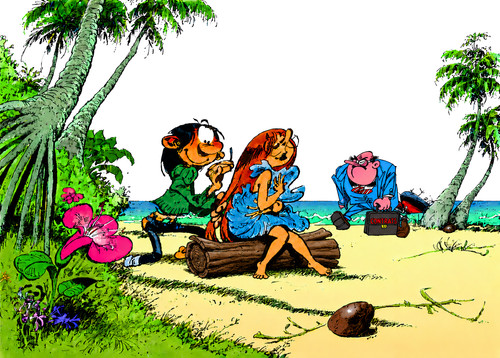 Silhouette gaston lagaffe - gaston,