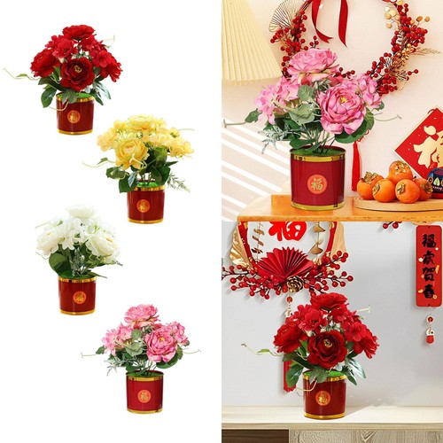Rose artificielle soyeuse - , en