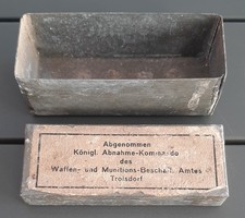 WW1 Petite Boite vide