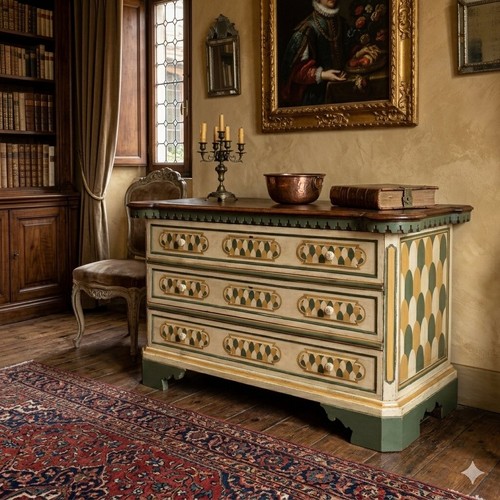 Commode baroque bergamasque - baroque,