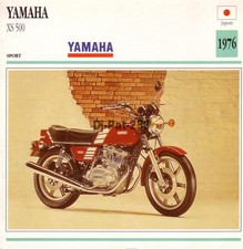 Fiche Moto : YAMAHA XS 500