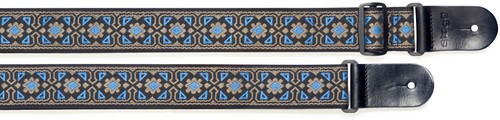 Sangle guitare stagg bleu - de, stagg,