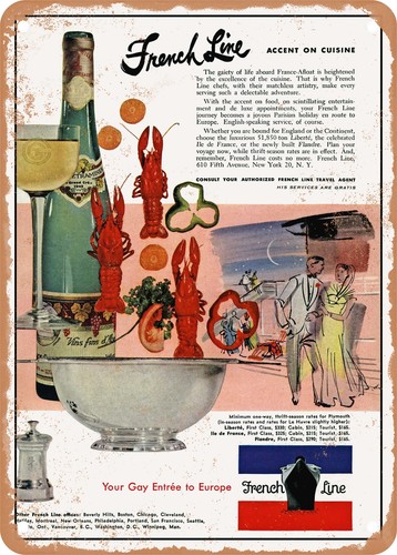 Metal sign 1953 - 1953, french