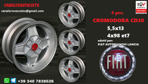 Jantes alliage 4x98 fiat - 4,