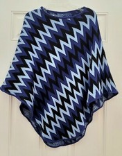 Missoni Poncho Heavy Knit Blue