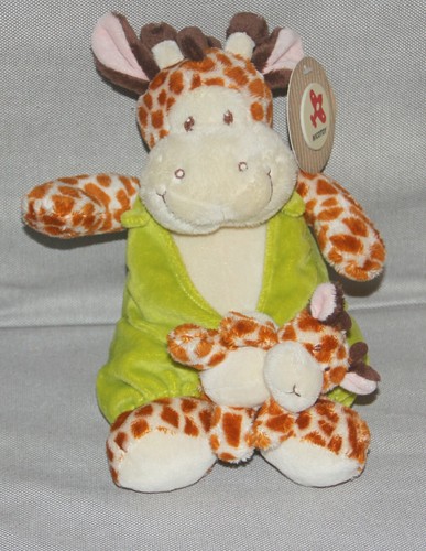 Peluche doudou girafe avec - doudou,