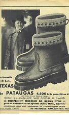 1953 ADVERTISING PATAUGAS the new half boot TEXAS
