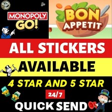 MOGO STICKERS SHOP MONOPOLY STICKERS GO QUICK SEND FAST RESPONSE