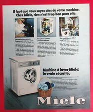 MIELE True Safety 1976 Washing Machine Press Advertising