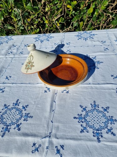 Plat tajine faïence - à, en