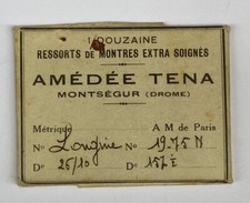 1 RESSORT BARILLET CALIBRE