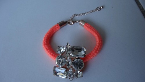 Bracelet doré argenté - , rose
