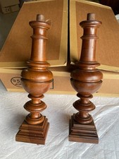 2 balustres colonnes bois