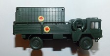 ROSKOPF RMM HO . ref 82 . MAN TRUCK 5T 4x4 WITH MEDICAL CONTAINER RED CROSS