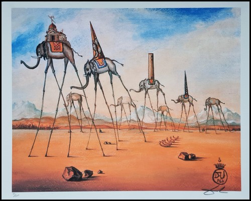 Salvador dali éléphants - dali, *