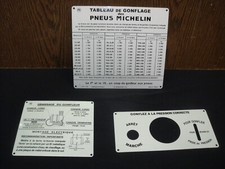 3 TOLES LITHOS POUR GONFLEUR COMPRESSEUR MICHELIN NEUVES  bidon huile oil pump