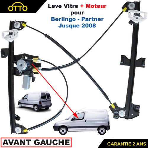 Leve vitre avant gauche - vitre,