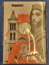 Pièce 10 Euro Argent DAGOBERT, "Pièce d'Histoire", cartelette Blister n°1