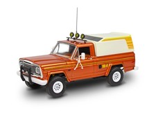 Jeep J-10 Pickup Avec Camping-car Kit Modèle En Plastique MONOGRAM