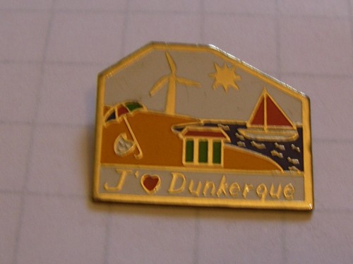 Pin aime dunkerque - pin's,