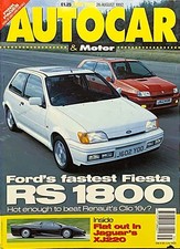 AUTOCAR MAGAZINE 26-AUG-92 -