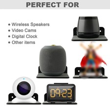 Support d'enceinte mural en acrylique pour JBL et autres pour appareils en blanc