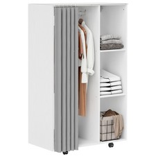 HOMCOM Armoire penderie mobile