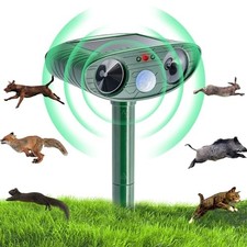 Repulsif Chat Exterieur, Anti Chien Pigeons Souris Rats, Ultrason Répulsif po...