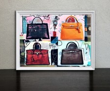 Hermes Kelly Bag Urban Pop Art Marilyn Monroe Custom Edition Art Image Street