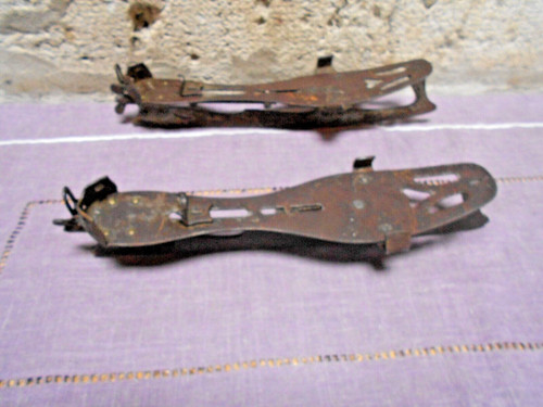 Patins glace anciens - patins, à