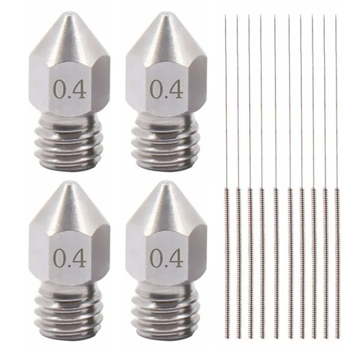 Buse acier inox 4mm - acier, 0.4mm