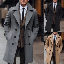 Trench-coat homme hiver double