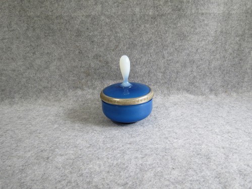 Bonbonnière verre opaline - verre,
