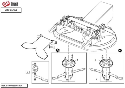 Kit disque droit mulching - kit,