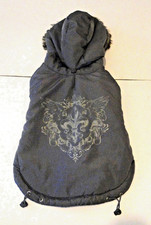 MANTEAU gris PETIT CHIEN avec