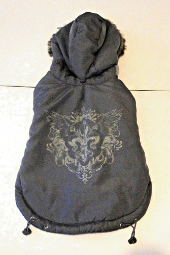 Manteau gris petit chien avec - gris,