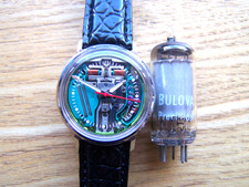 Accutron 214 H USA Stainless Steel 1967 M7 SPACEVIEW Tuning Fork rebuilt Great!