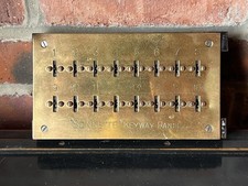Vintage Sonnette Keyway Panel and Chart