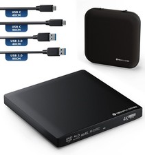 techPulse120 Externe USB 31 USBC Lecteur Graveur UHD 4K 3D MDisc BluRay DV