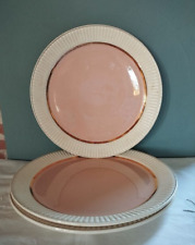 VILLEROY &BOCH, 3 flat plates, meteor model, vintage 1950