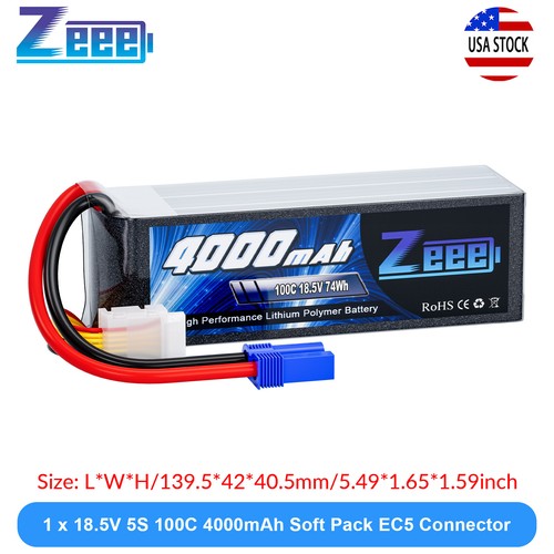 Zeee lipo battery - 5s, 4000mah