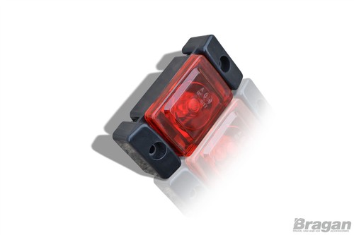 12v 24v mini rouge - côté, led