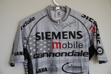 Cannondale Siemens Team jersey Tinker Juarez signed M medium cycling