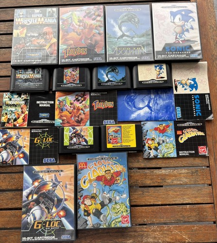 Lot jeux sega mega drive - lot,