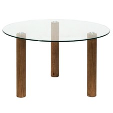 Table Basse Ronde en Verre