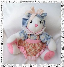 Peluche Doudou Lapin Assis