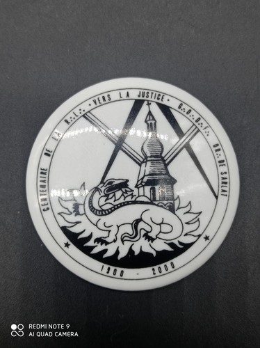 Médaille jeton porcelaine - jeton,